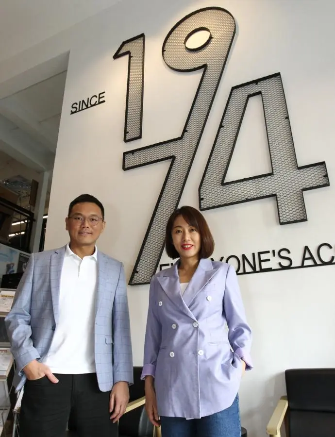 Datin Shin and Chairman Yap