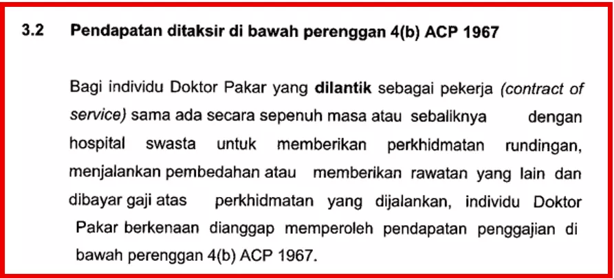 Employment income under Section 4(b) of the Income Tax Act 1967 image