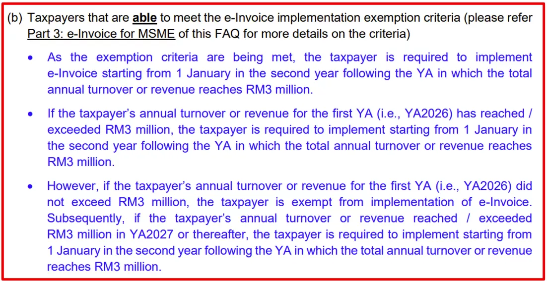 HASiL FAQ 14b of e-Invoice