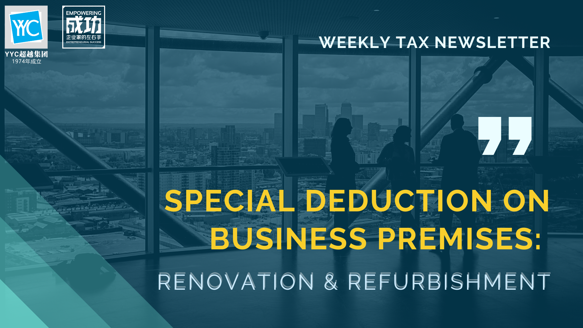 The Government of Malaysia has initially introduced special tax deduction on cost of renovation incurred from 1 March 2020 to 31 December 2020 in the first.....